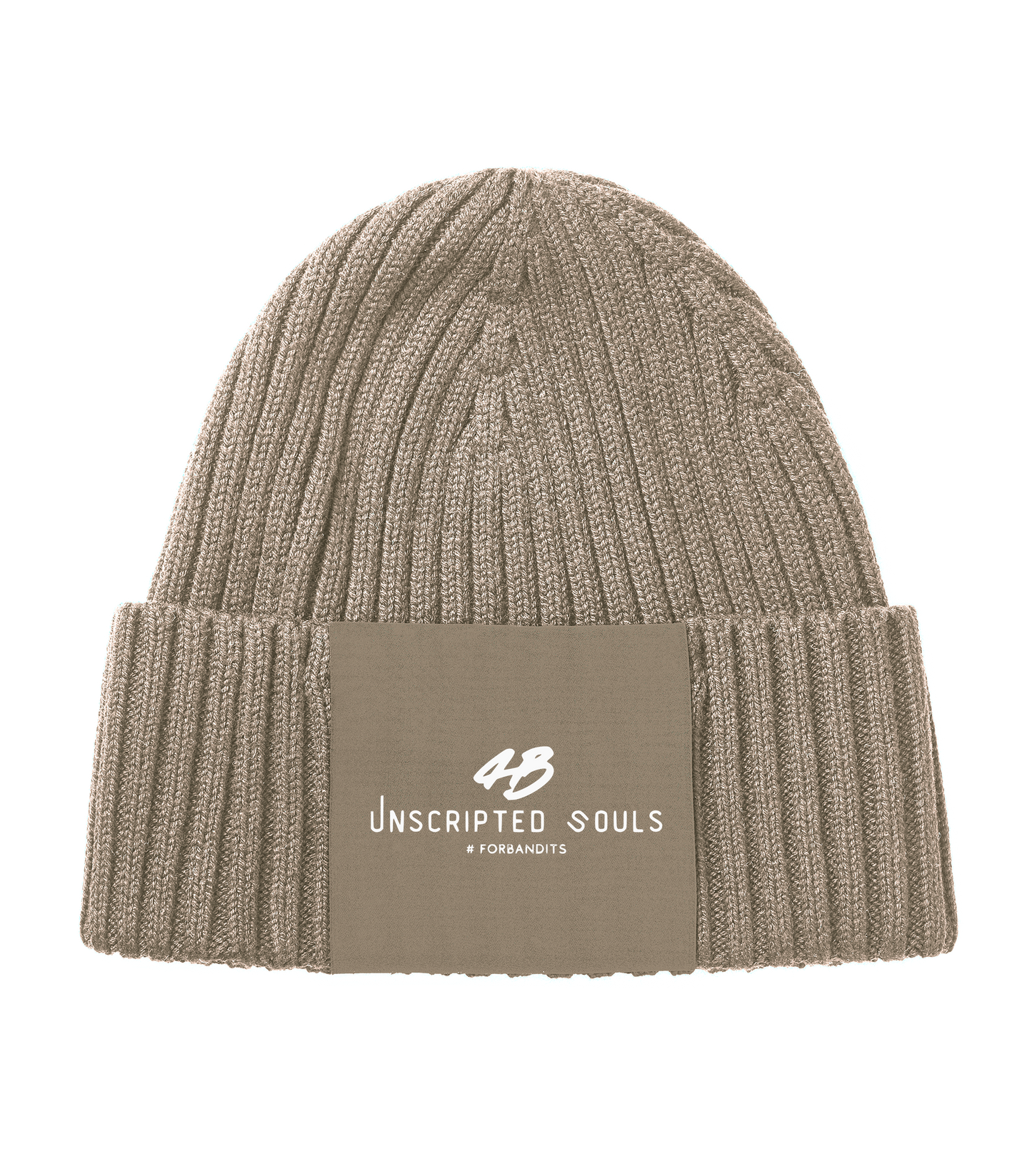 Unscripted Souls # Knitted Beanie + OffWhite Logo