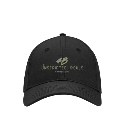 Unscripted Souls # Baseballcap + Dusty Olive Logo