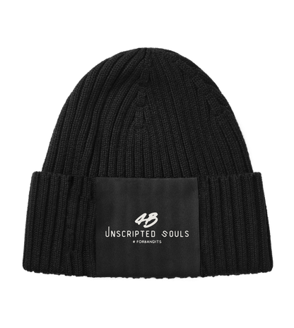 Unscripted Souls # Knitted Beanie + OffWhite Logo
