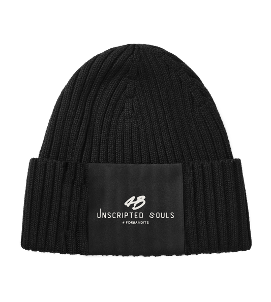 Unscripted Souls # Knitted Beanie + OffWhite Logo