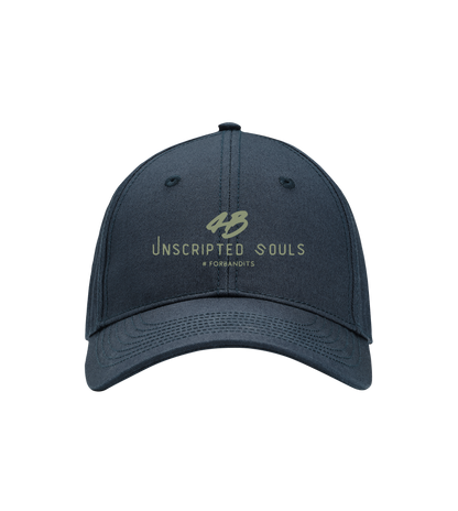 Unscripted Souls # Baseballcap + Dusty Olive Logo