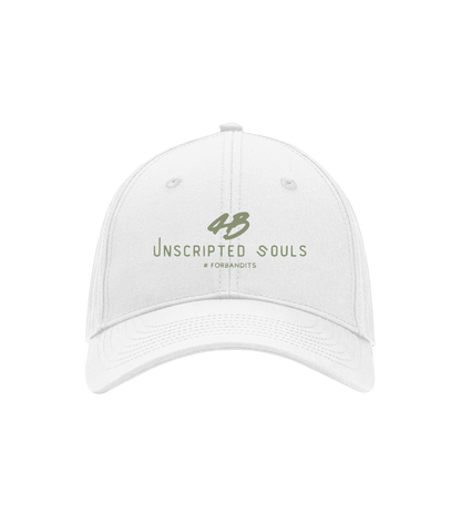 Unscripted Souls # Baseballcap + Dusty Olive Logo